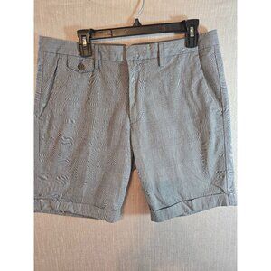 Bonobos Gray Hounds tooth Cotton Mens Shorts 8" Inseam size 34